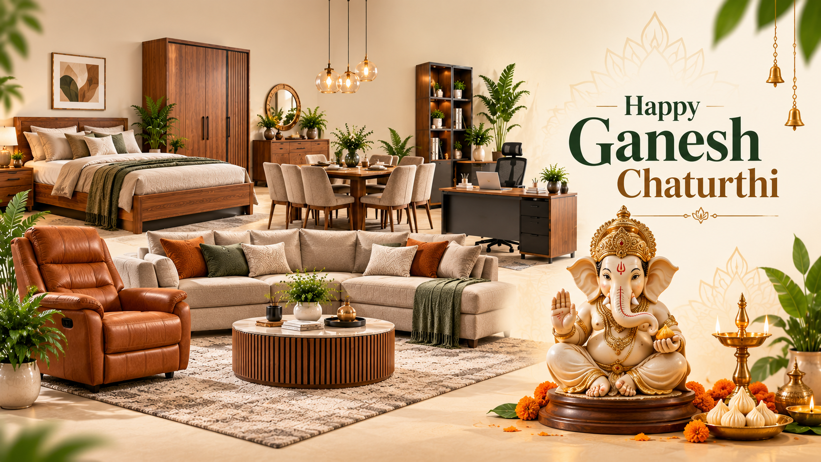 Raja Furniture Ganesh Chaturthi Festival Offer